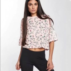 Adidas Originals Blush Pink Love Crop top sz s